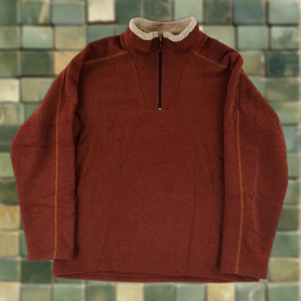 Rusty Kuhl Alfpaca Fleece 1/4 Zip Pullover Rust Red Mens XL Sweatshirt Pullover Red XL Mens Kuhl Alfpaca Fleece 1/4 Zip Pullover Rust Red Size US XL / EU 56 / 4 - 1 Thumbnail
