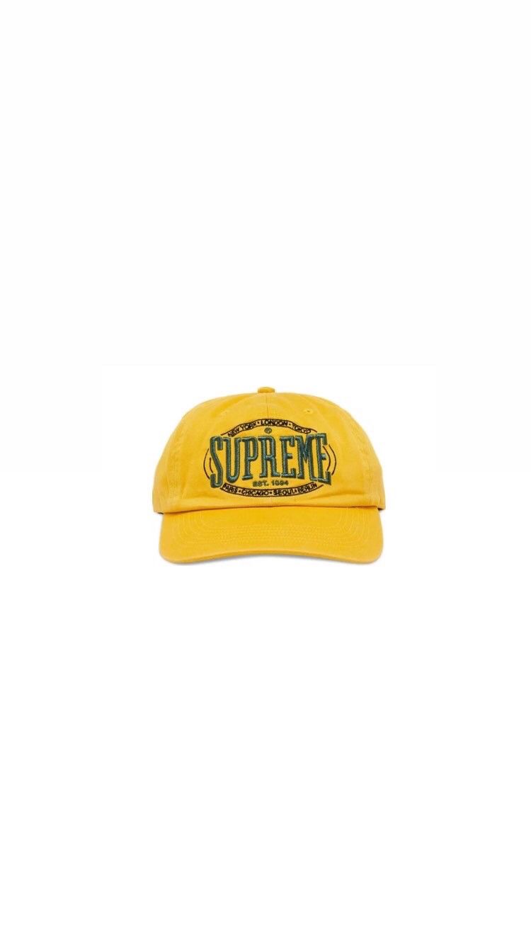 image of Supreme Hat in Yellow, Men's