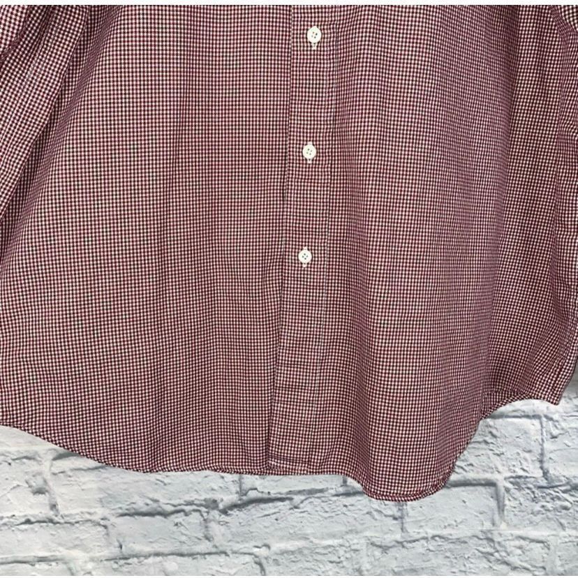 Nautica Nautica men XL 100% 80’s 2 ply cotton red & white checkered Size US XL / EU 56 / 4 - 2 Thumbnail