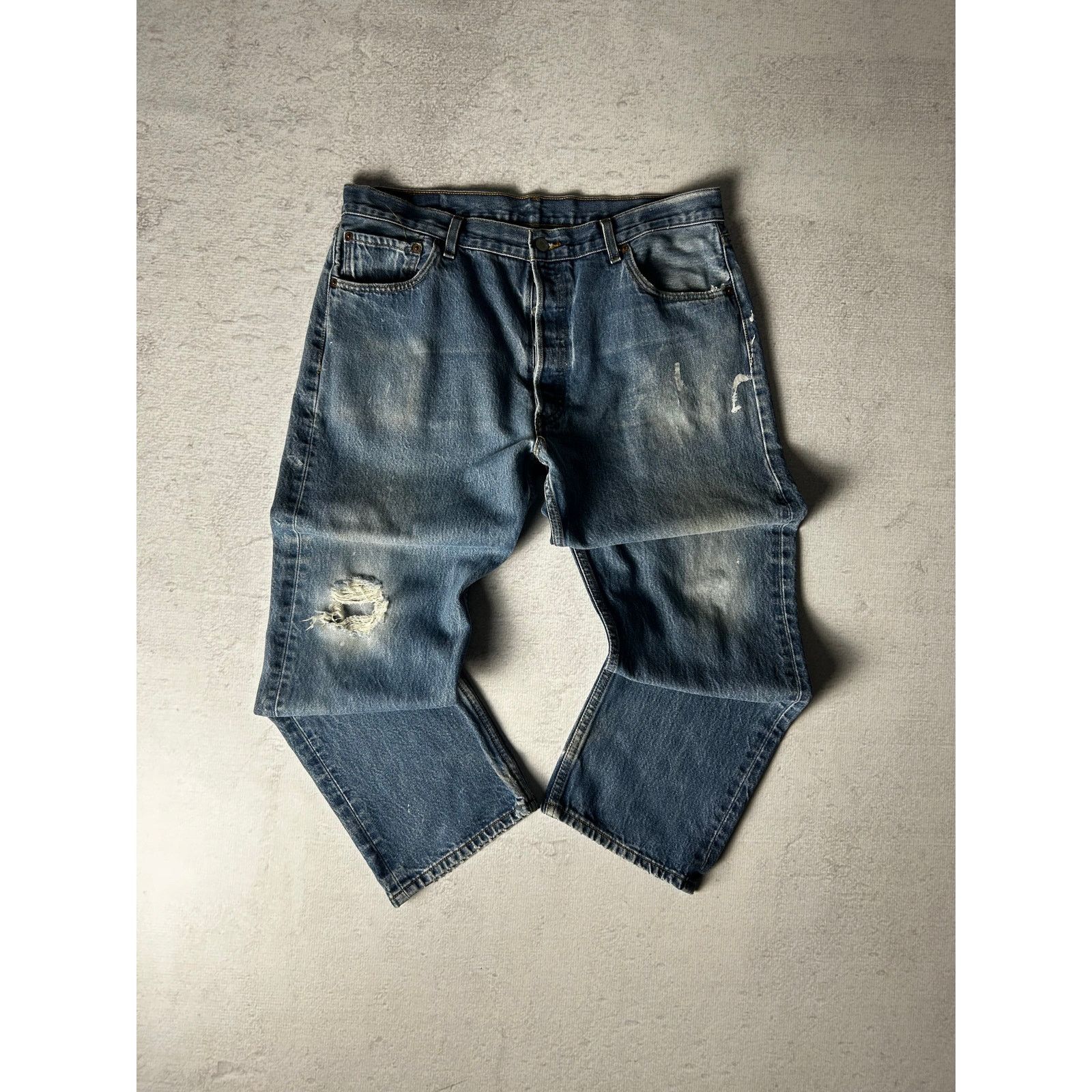 Levi's Vintage Levis Jeans - Blue Men's 38WX30L ,Men's Clothing Size US 38 / EU 54 - 2 Thumbnail