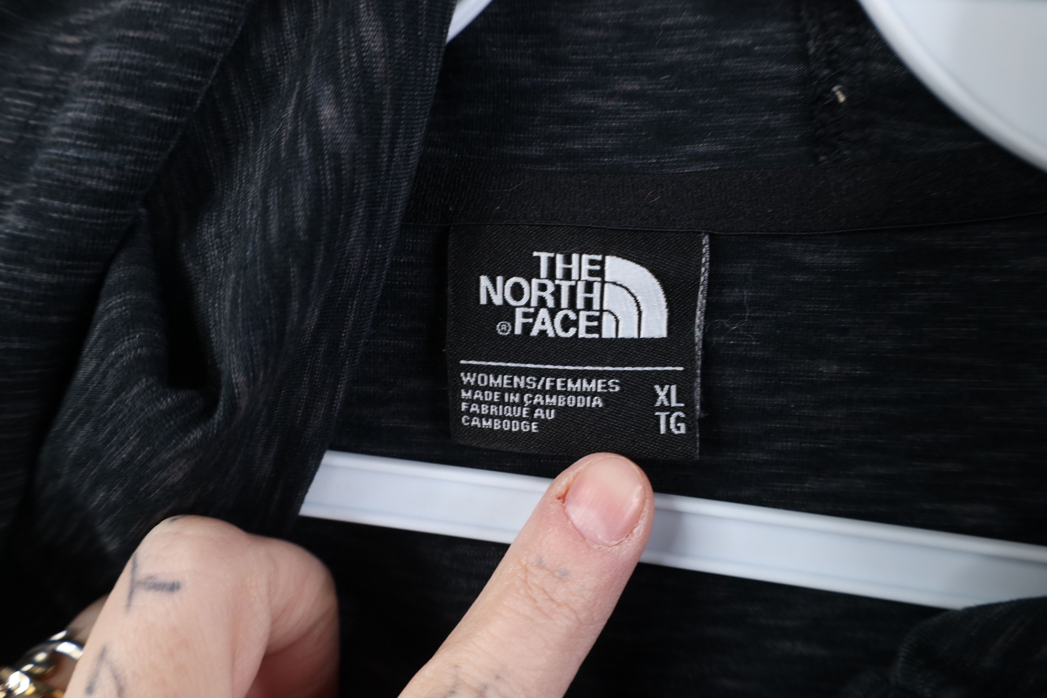 The North Face The North Face Lightweight Full Zip Hoodie Heather Black Size XL / US 12-14 / IT 48-50 - 8 Thumbnail