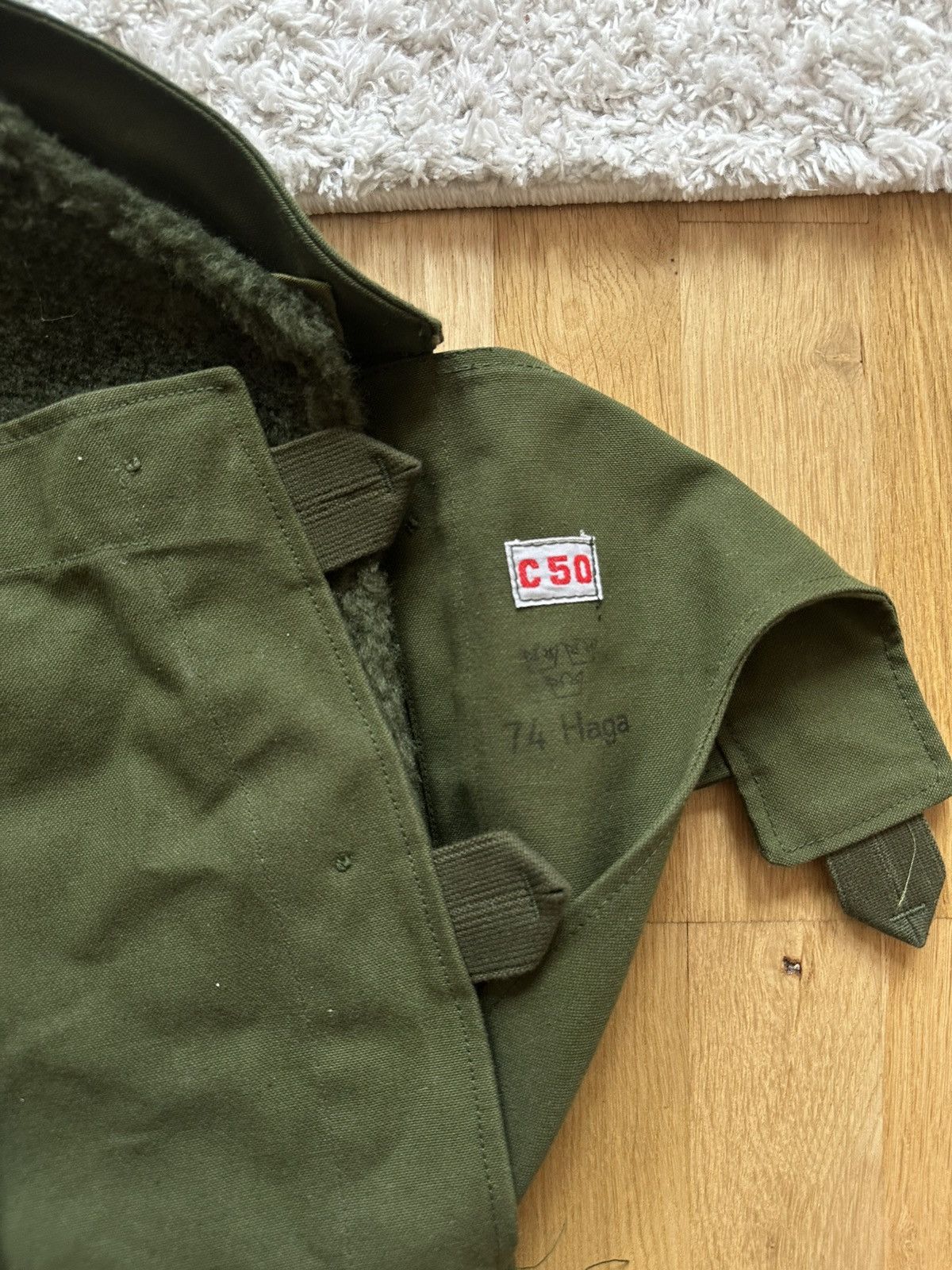 Vintage Swedish Army Motorcycle Pants 1974 Size US 34 / EU 50 - 11 Thumbnail