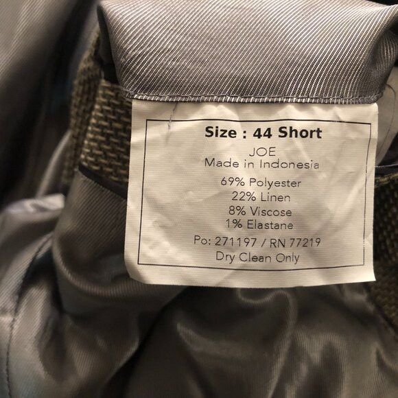 Joseph Abboud Joseph Abboud men's sport coat blazer size: 44 S Size 44S - 7 Thumbnail