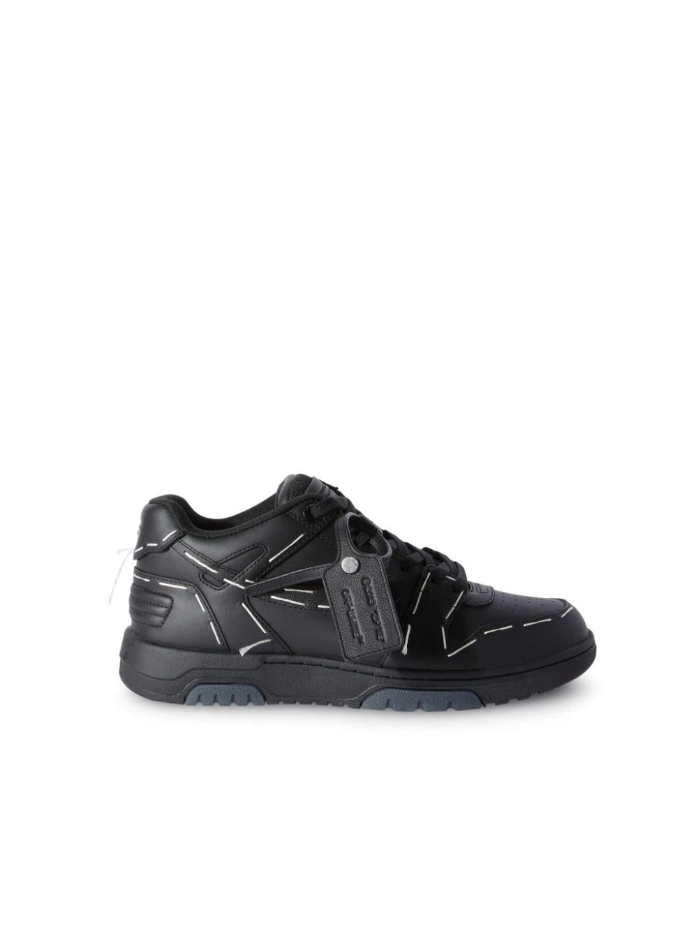 Off-White Out Of Office Sneakers Leather Sartorial Stitching in Black ...