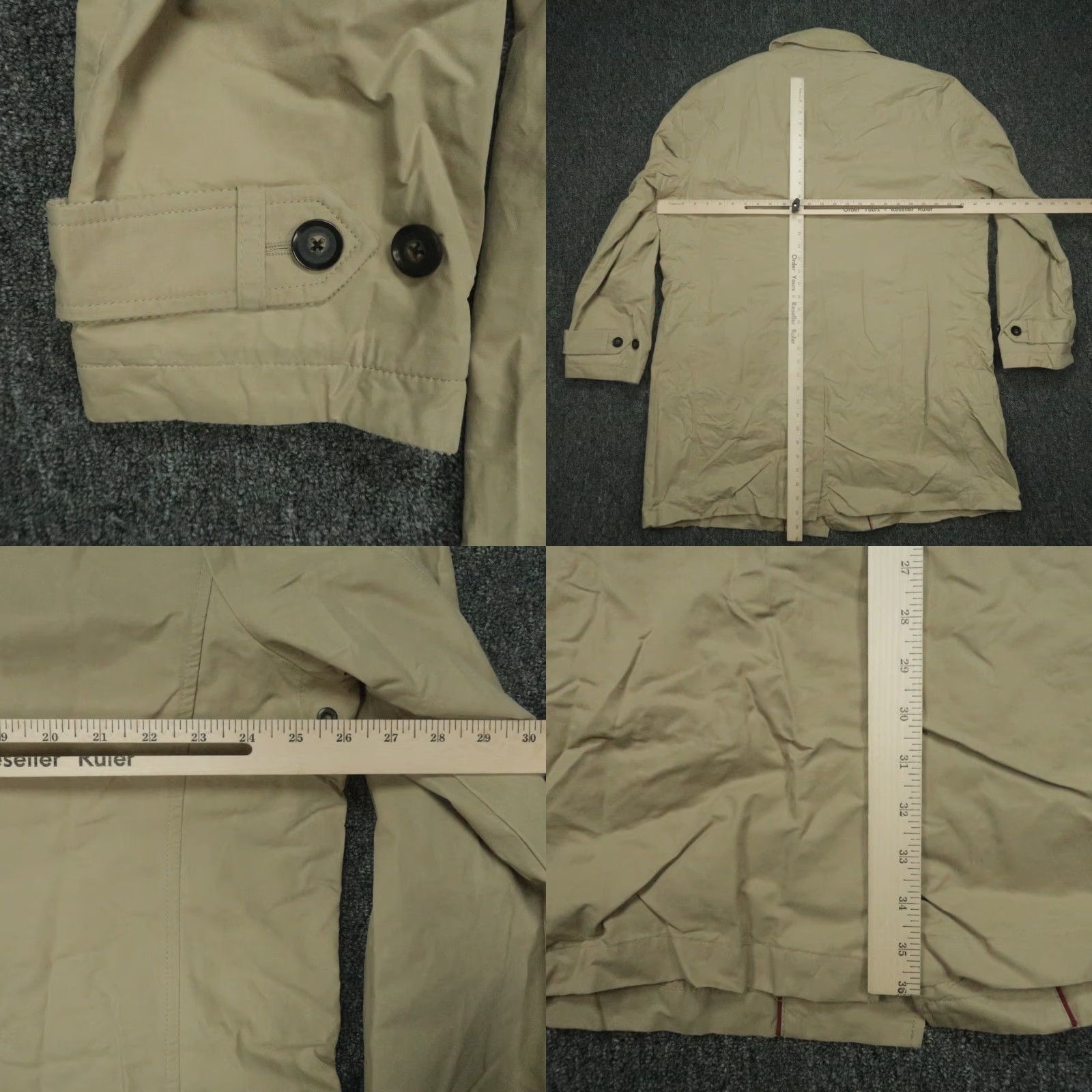Orvis Orvis Jacket Mens XL Long Waxed Cotton Button Hiking Hunting Lined Pockets Casual Travel Workwear Nylon Polyester Brown Tan Wax Cloth Series Kinder? Size US XL / EU 56 / 4 - 8 Thumbnail