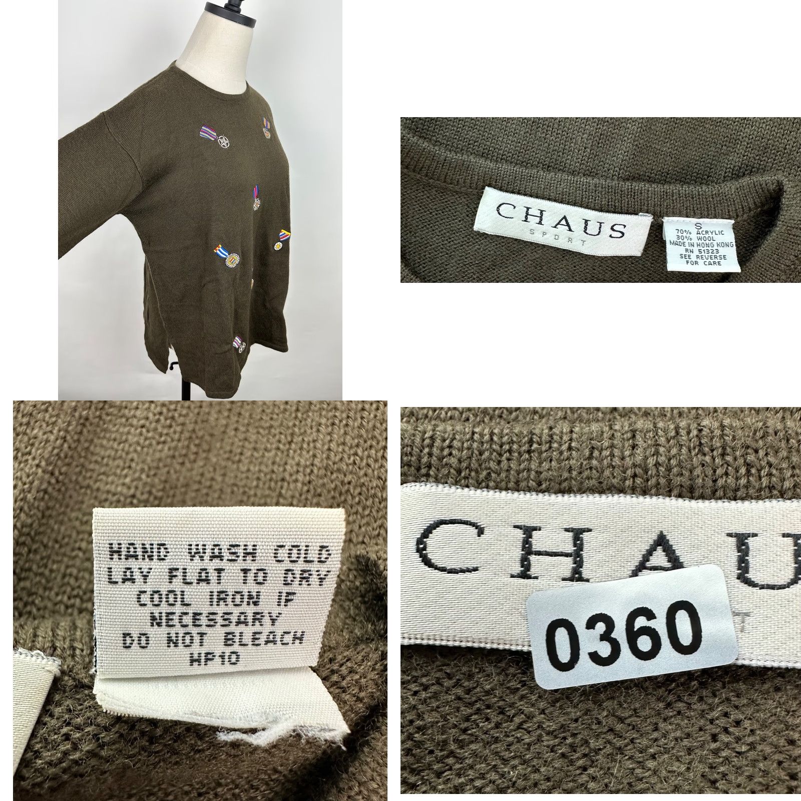 Vintage VINTAGE Chaus Sweater Womens S Size S / US 4 / IT 40 - 9 Thumbnail
