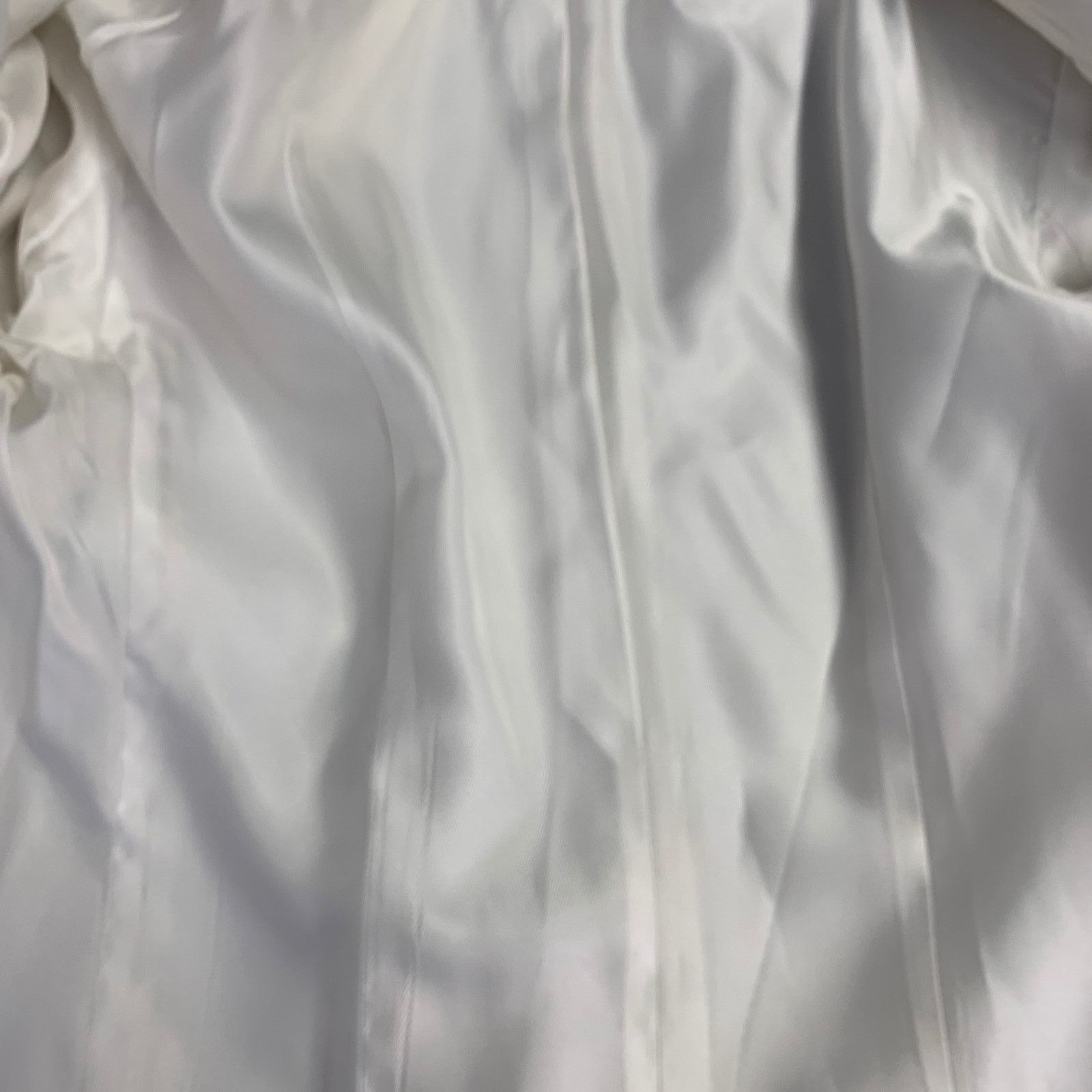 ROTATE White Polyester Wool Double Breasted Notch Lapel Jacket Size L / US 10 / IT 46 - 6 Thumbnail