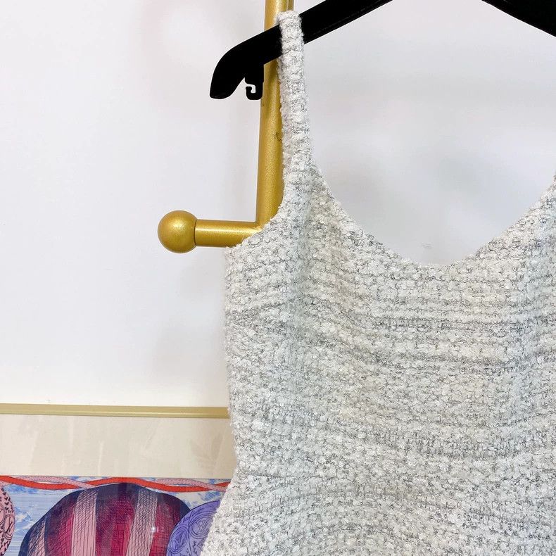 Valentino Valentino White tweed camisole dress Size XS / US 0-2 / IT 36-38 - 3 Thumbnail