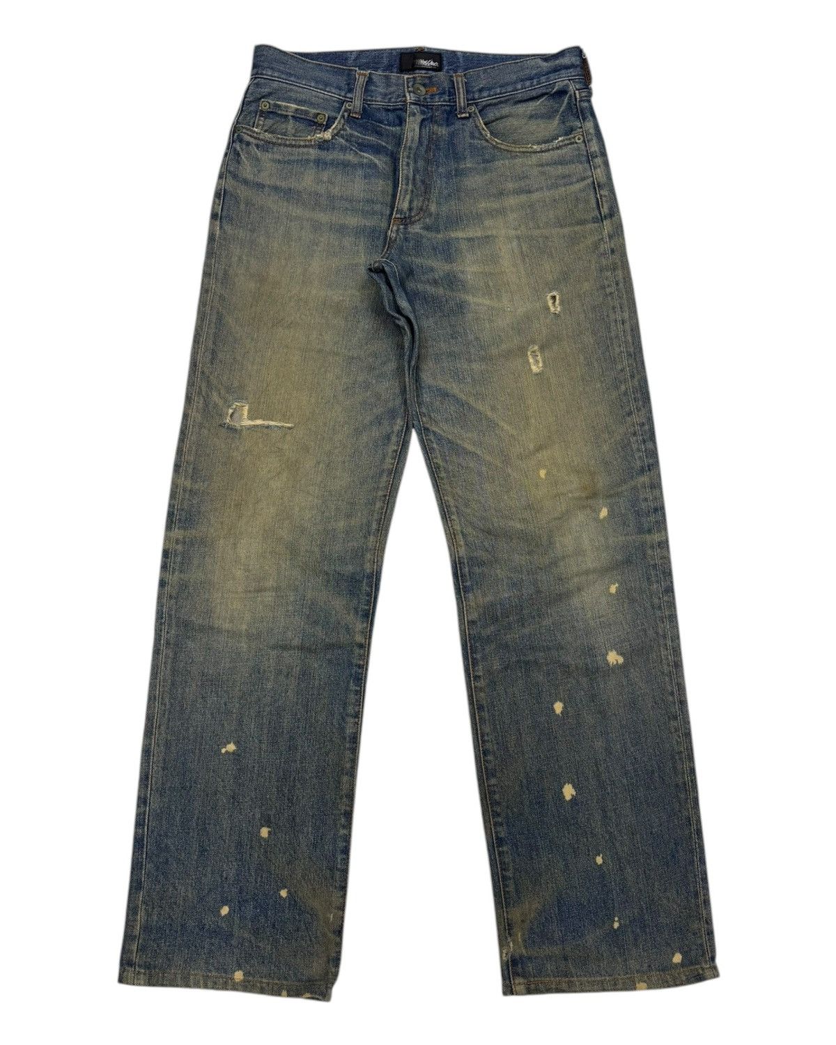 Hysteric Glamour × If Six Was Nine × Mossimo BAGGY JEANS DISTRESSED DENIM MOSSIMO SPORT MUD WASH JEANS Size US 31 - 7 Thumbnail
