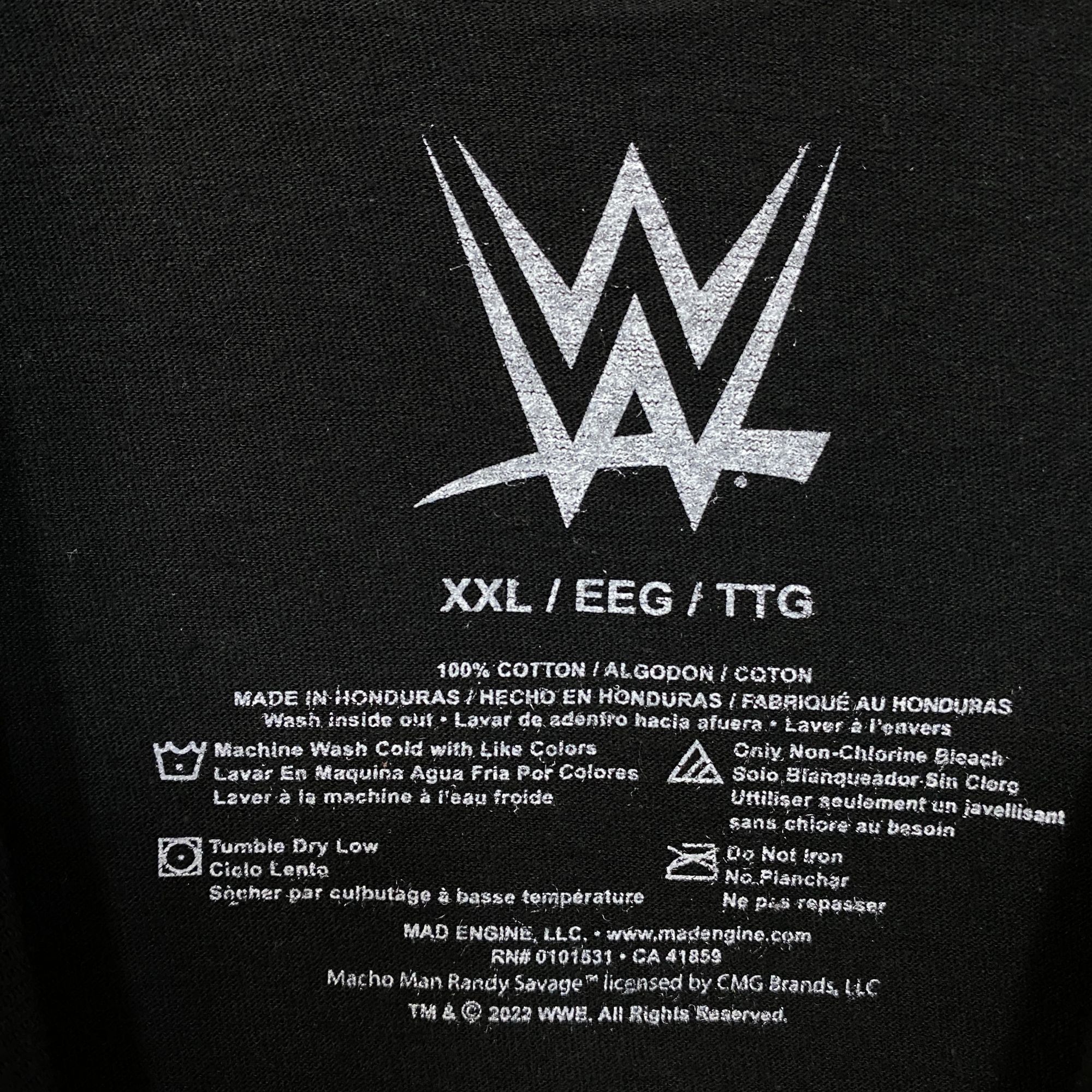 WWE WWE Wrestlemania Wrestler Retro Poster T-Shirt 2XL Size US XXL / EU 58 / 5 - 4 Thumbnail