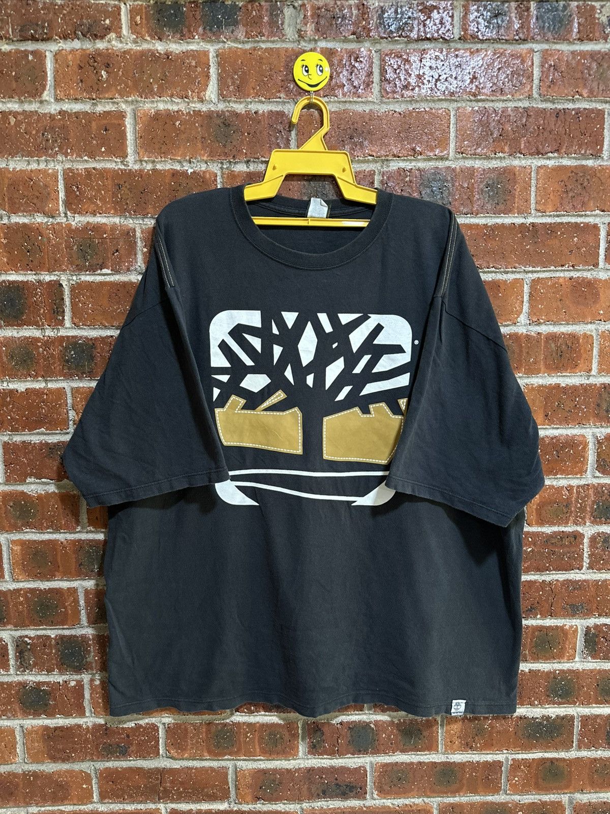 Timberland × Vintage Vintage Timberland Big Logo Faded Tee Size US XL / EU 56 / 4 - 1 Thumbnail