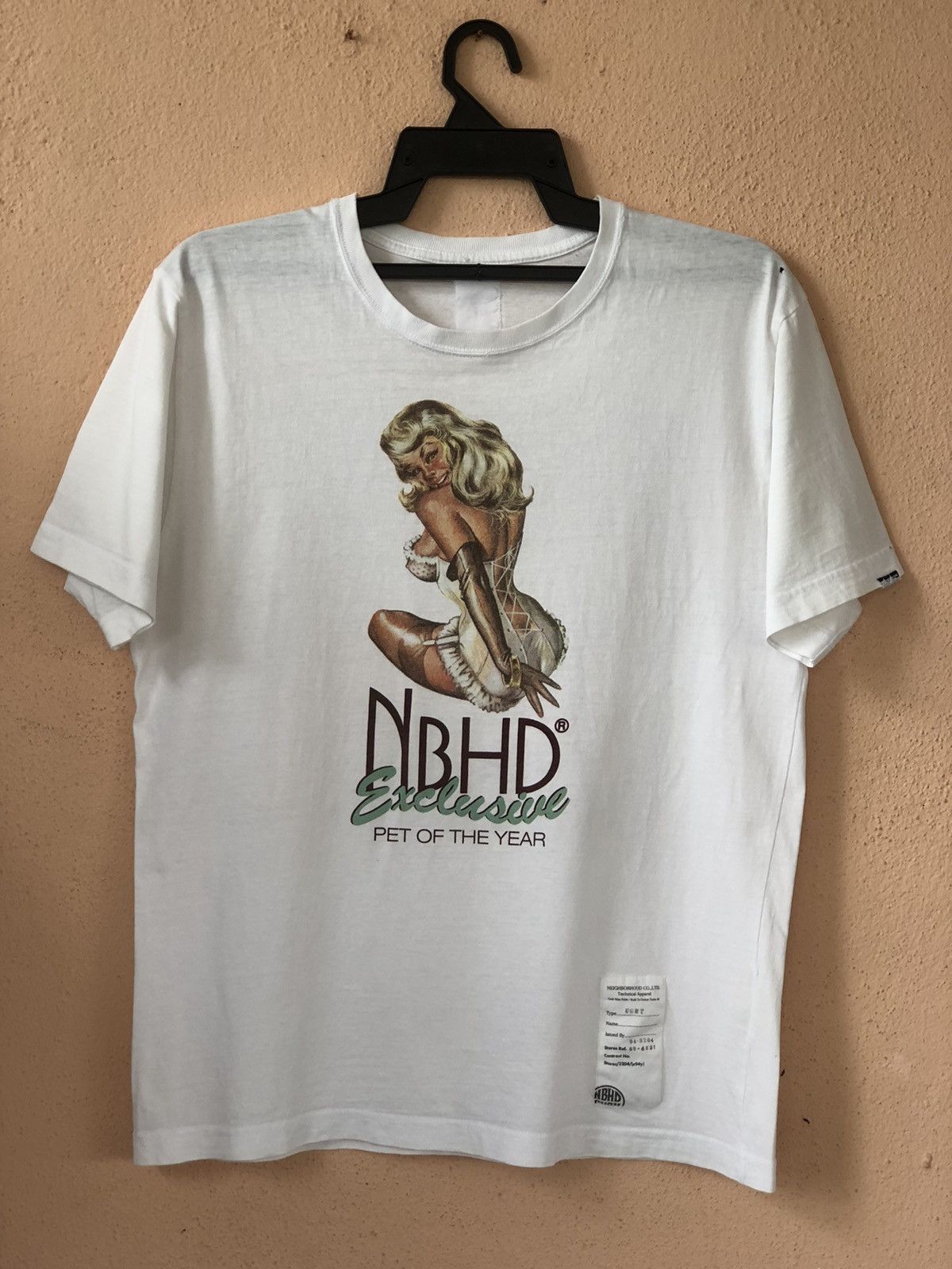 Neighborhood × Stussy Study Neighborhood Boneyard Pirate Girl Tee