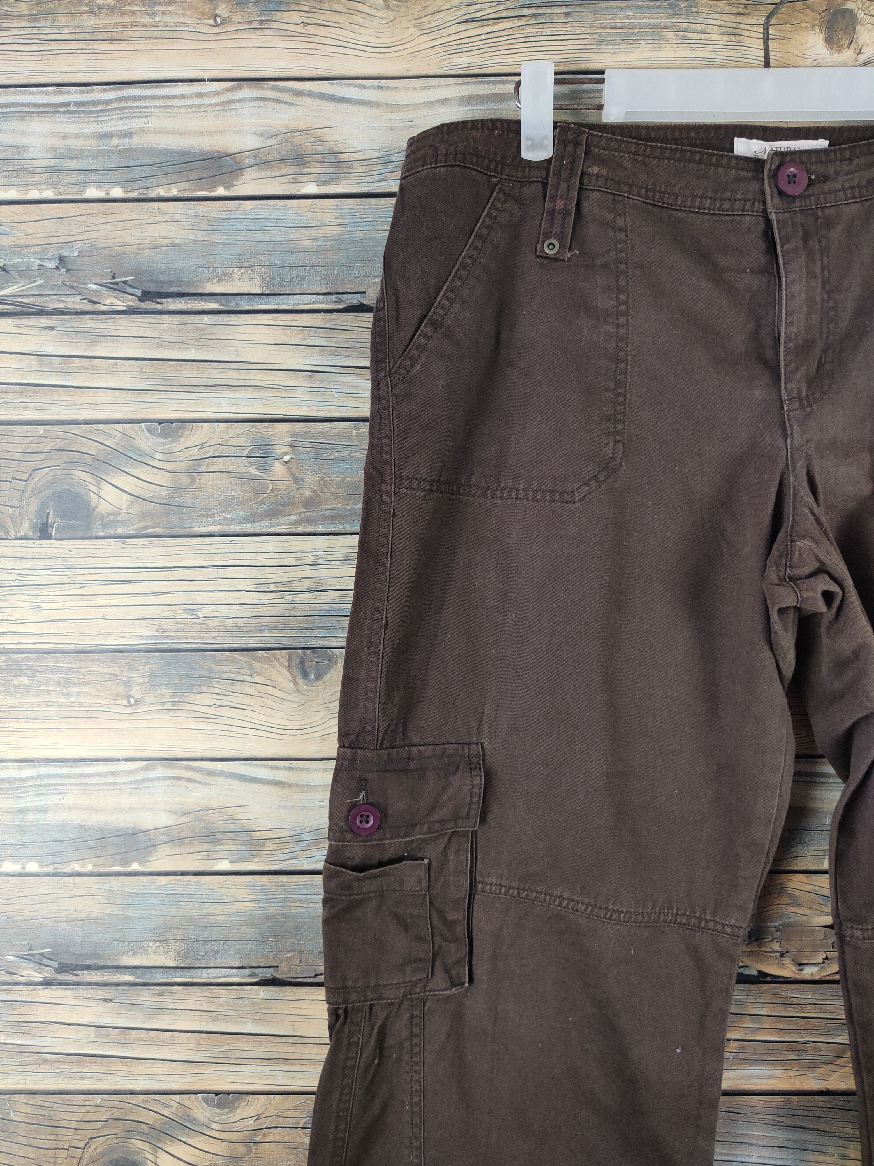 Other DL Natural Reflections Brown Multipocket Cargo Pants #943 Size 36" / US 14 / IT 50 - 2 Thumbnail