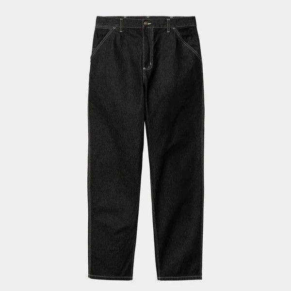 Carhartt Wip Carhartt Wip Black Denim Pant 33x32 Size US 33 - 1 Thumbnail
