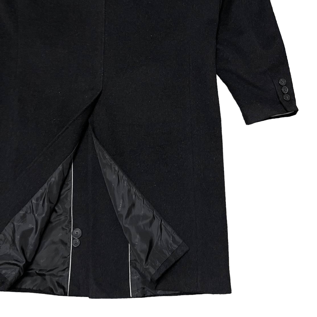 Japanese Brand Vintage Ron Bennett Luxury Wool Cashmere Overcoat Size US L / EU 52-54 / 3 - 14 Thumbnail