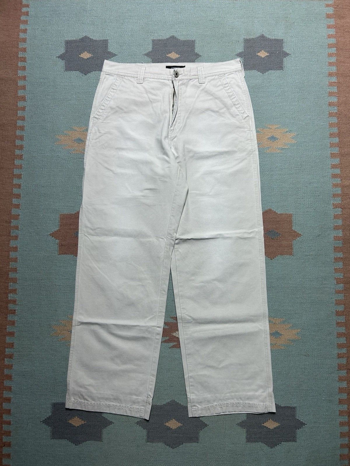 Vintage Vtg y2k express carpenter pants Stratton baggy skater 33x31 Size US 33 - 6 Thumbnail