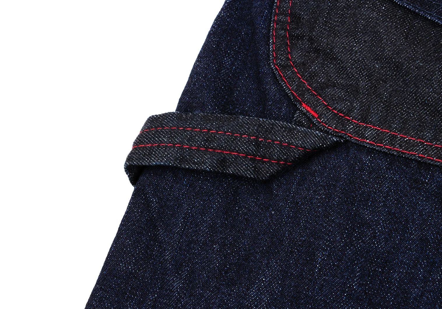 Junya Watanabe Color-Blocked Indigo Denim Short Painter Pants Size US 30 / EU 46 - 12 Thumbnail