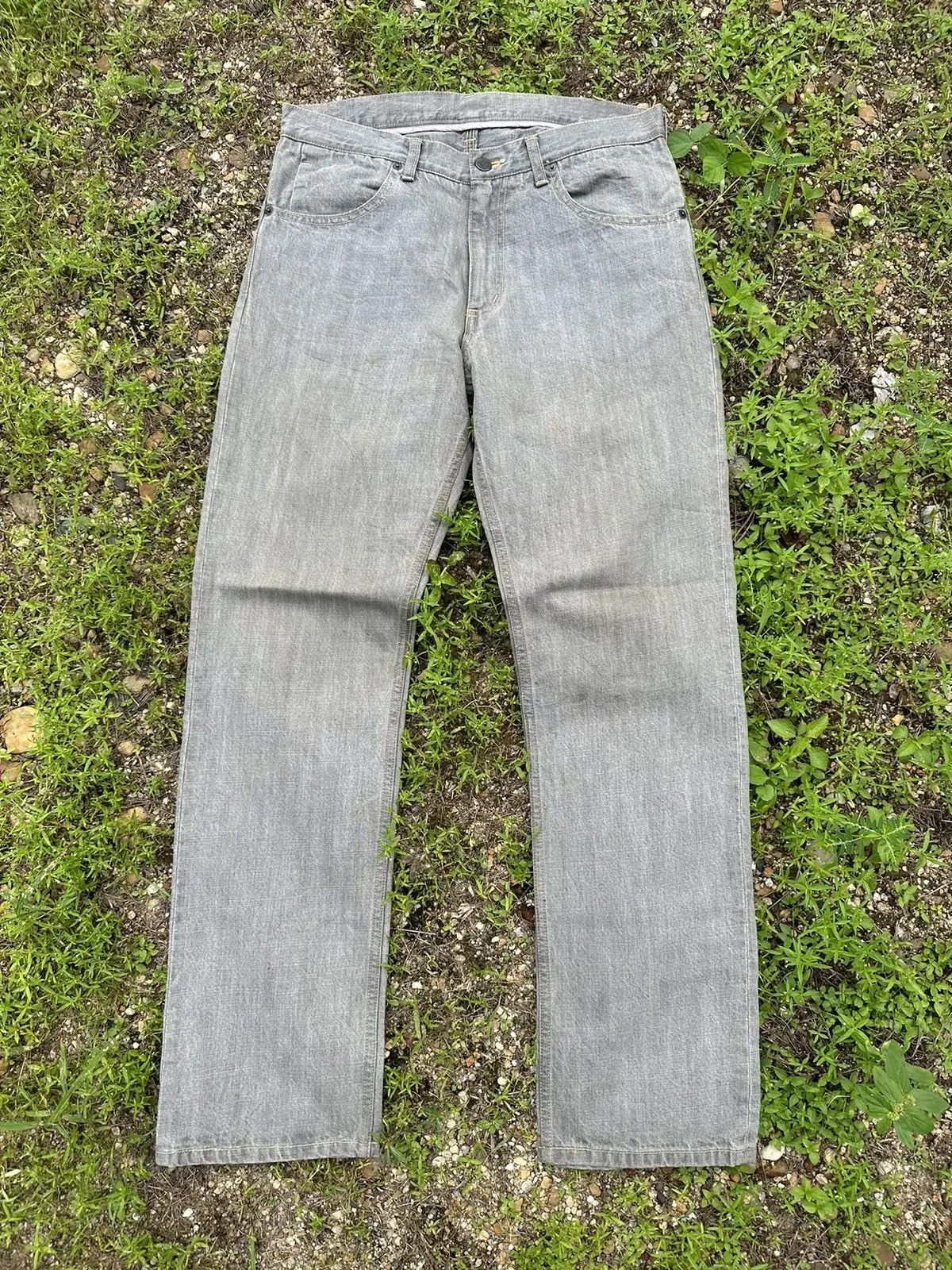 If Six Was Nine STUDDED/SPIKE VINTAGE REVOLVE JEANS BONDAGE CINCH BACK PANTS Size US 30 / EU 46 - 2 Thumbnail