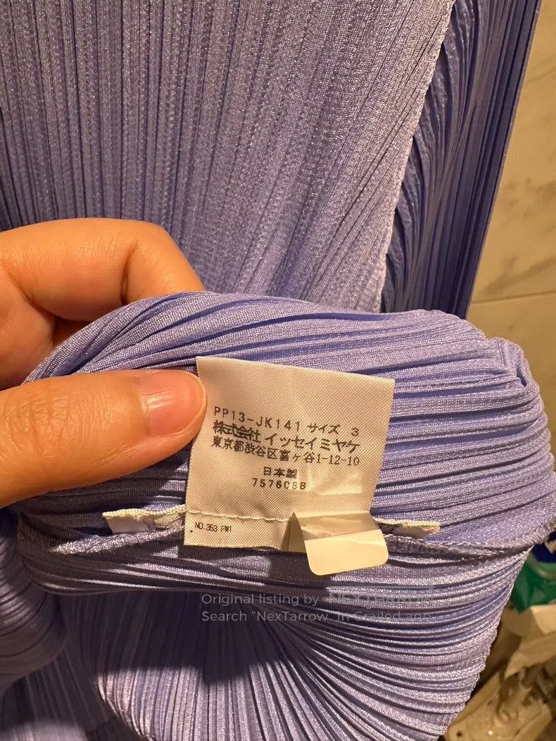 Issey Miyake Issey Miyake Blue Long Sleeve Size L / US 10 / IT 46 - 3 Thumbnail