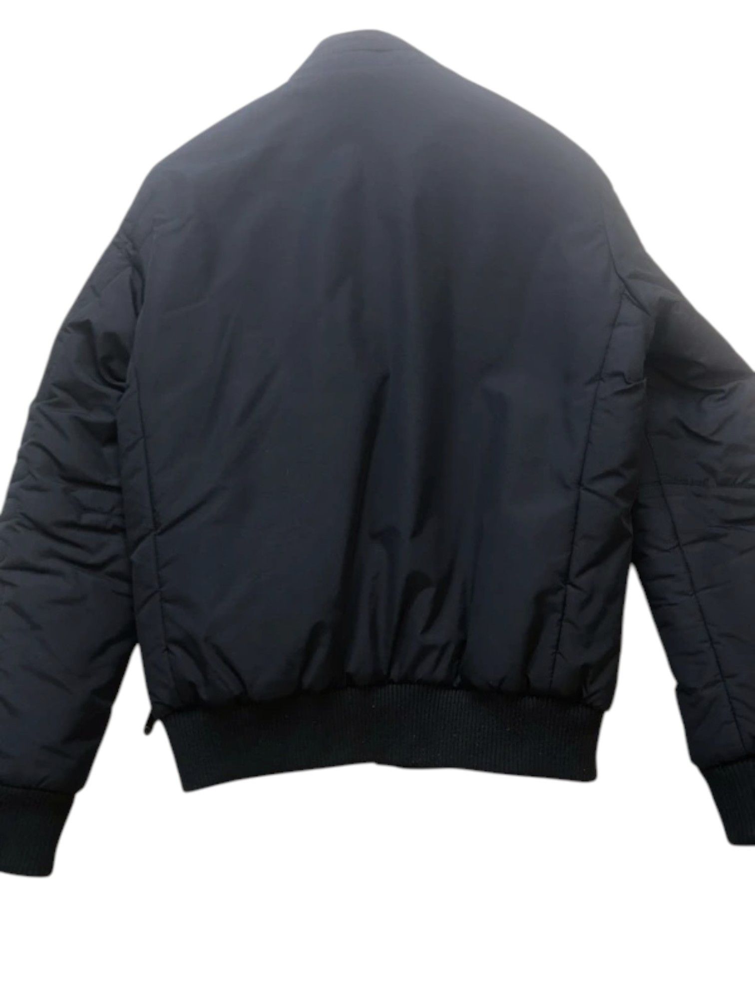 Dirk Bikkembergs Bikkembergs Padded Moto Bomber Jacket – Black Size US L / EU 52-54 / 3 - 2 Thumbnail