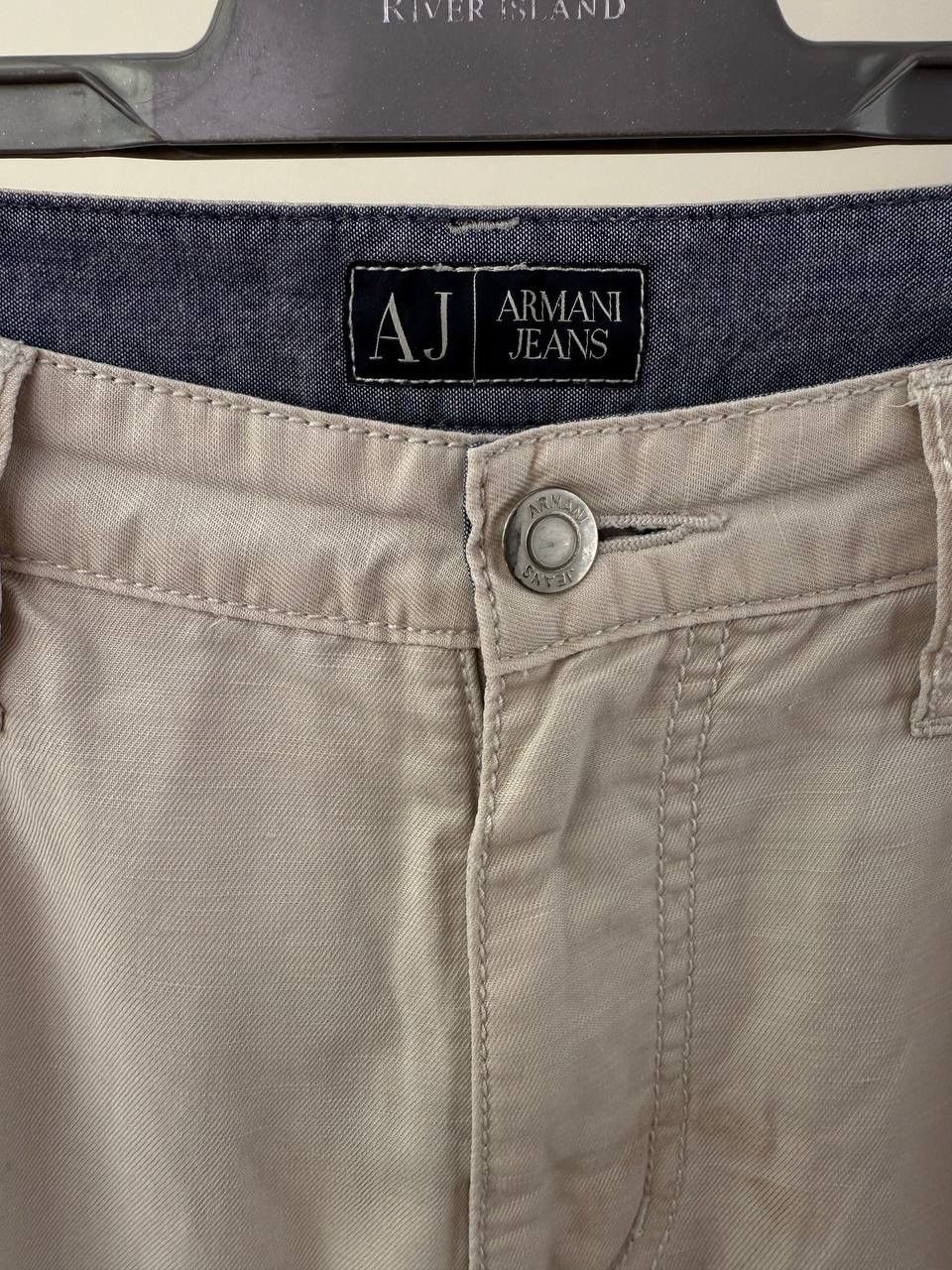 Armani Vintage Armani Jeans Linen inside pants Size US 31 - 4 Thumbnail