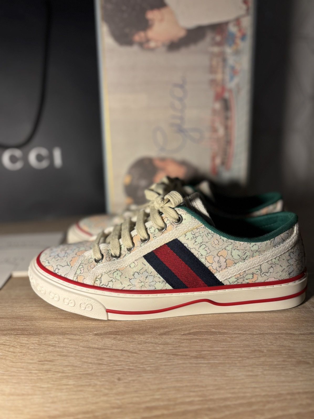 Gucci Gucci tenis Size US 7 / IT 37 - 3 Thumbnail