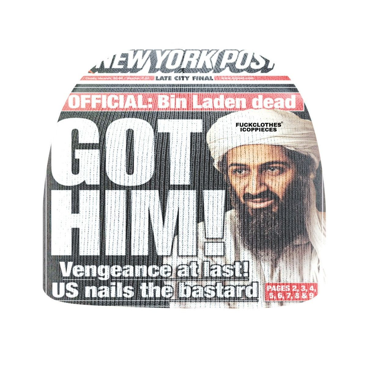 Other OSAMA BIN LADEN BEANIE Size ONE SIZE - 1 Thumbnail