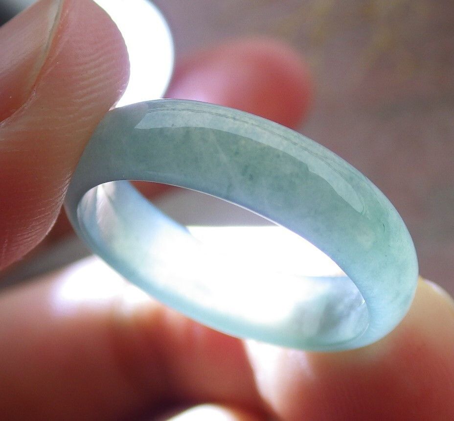 Other 108596 VS Certified ICY Jadeite Jade RING Circle NO 8 Size ONE SIZE - 5 Thumbnail