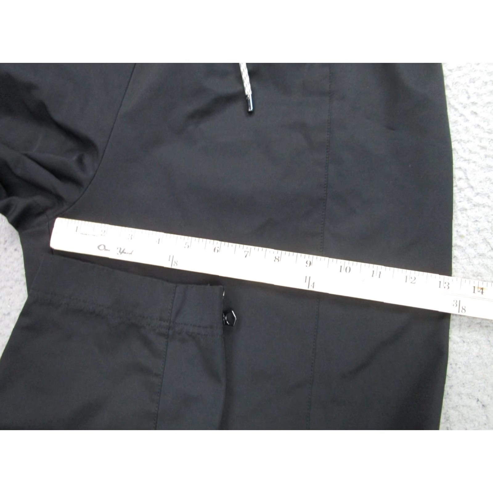 Varley Varley Pants Mens XL Zip Ankle Drawstring Athletic Cargo Pocket Polyester Casual Black Size US 36 / EU 52 - 7 Thumbnail