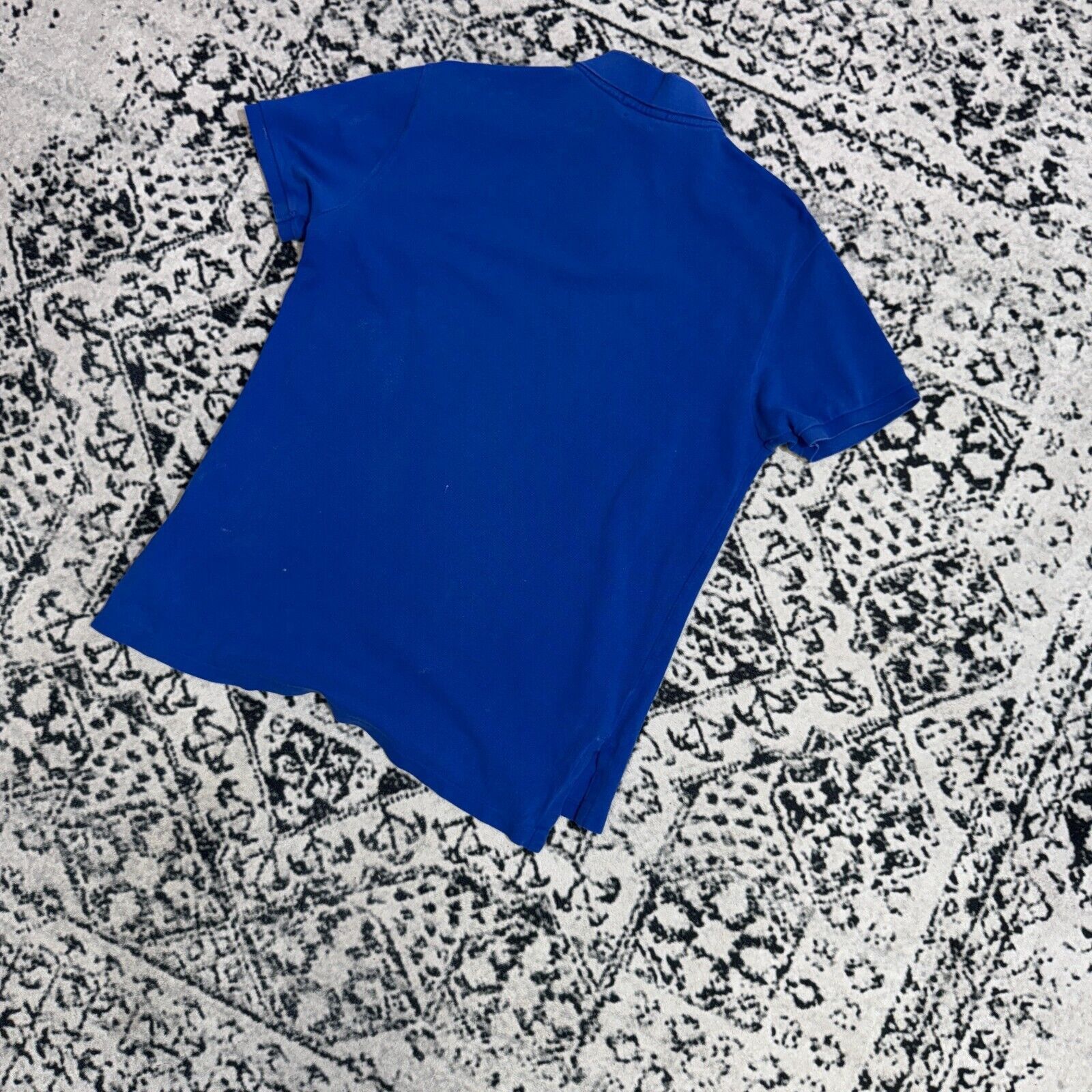 Ralph Lauren × Vintage Vintage Ralph Lauren Blue Cotton Polo Shirt Size M 90s Y2K Size US M / EU 48-50 / 2 - 10 Thumbnail