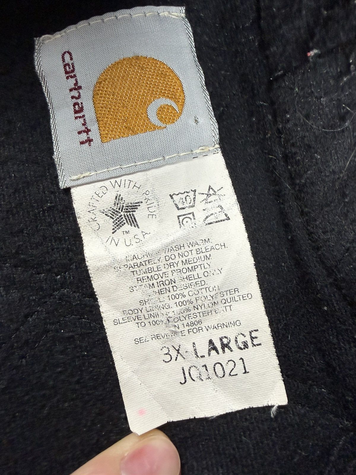 Carhartt Vintage Carhartt Active Jacket Southwestern Thrashed JQ1021 Size US XXL / EU 58 / 5 - 9 Thumbnail