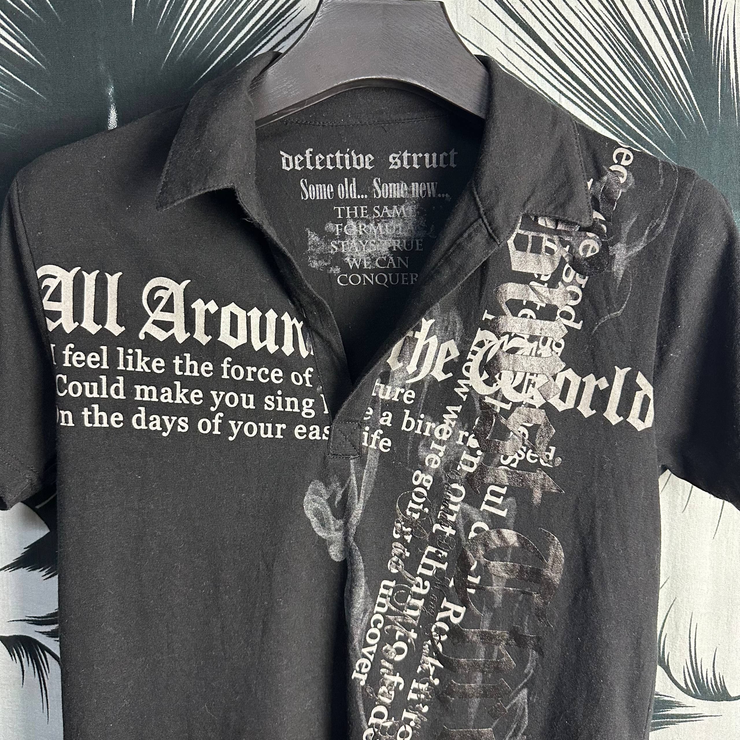 If Six Was Nine Y2K Defective Struct Emo Poem T-Shirt Size US M / EU 48-50 / 2 - 3 Thumbnail