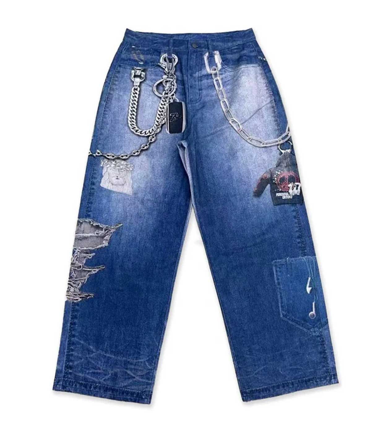 TRIPLE SEVENS 2D Denim Blue Size US 34 / EU 50 - 1 Thumbnail