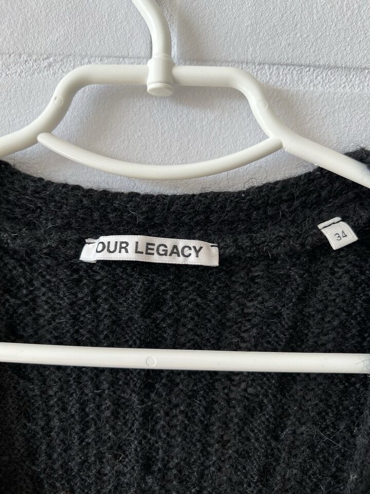 Our Legacy OUR LEGACY Wool Cardigan Black Size 34 Size XS / US 0-2 / IT 36-38 - 5 Thumbnail