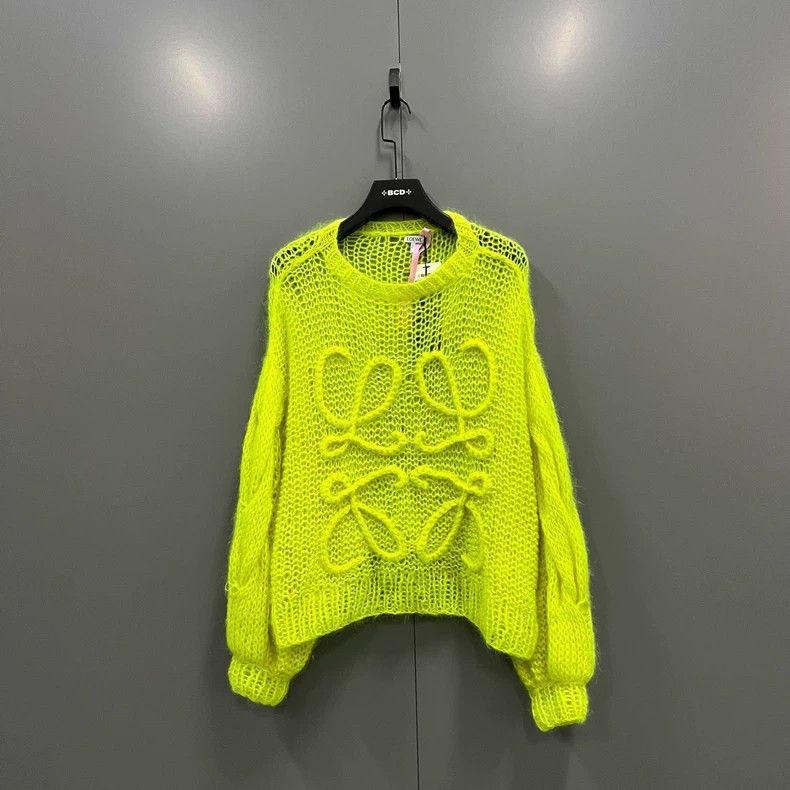 Loewe LOEWE Yellow embroidered logo sweater Size XS / US 0-2 / IT 36-38 - 1 Thumbnail