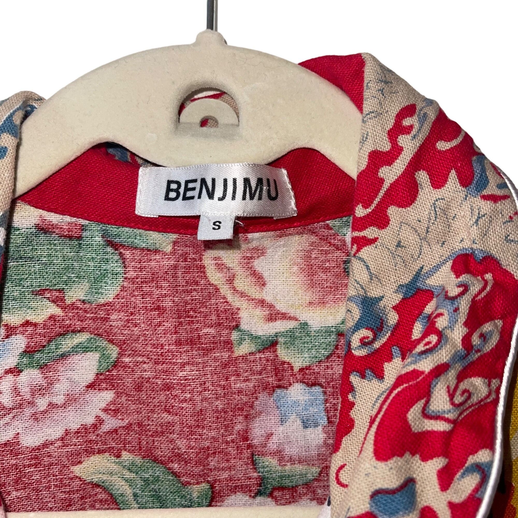 Benjimu Womens Pajama Set Size Small Multicolor Mixed Print