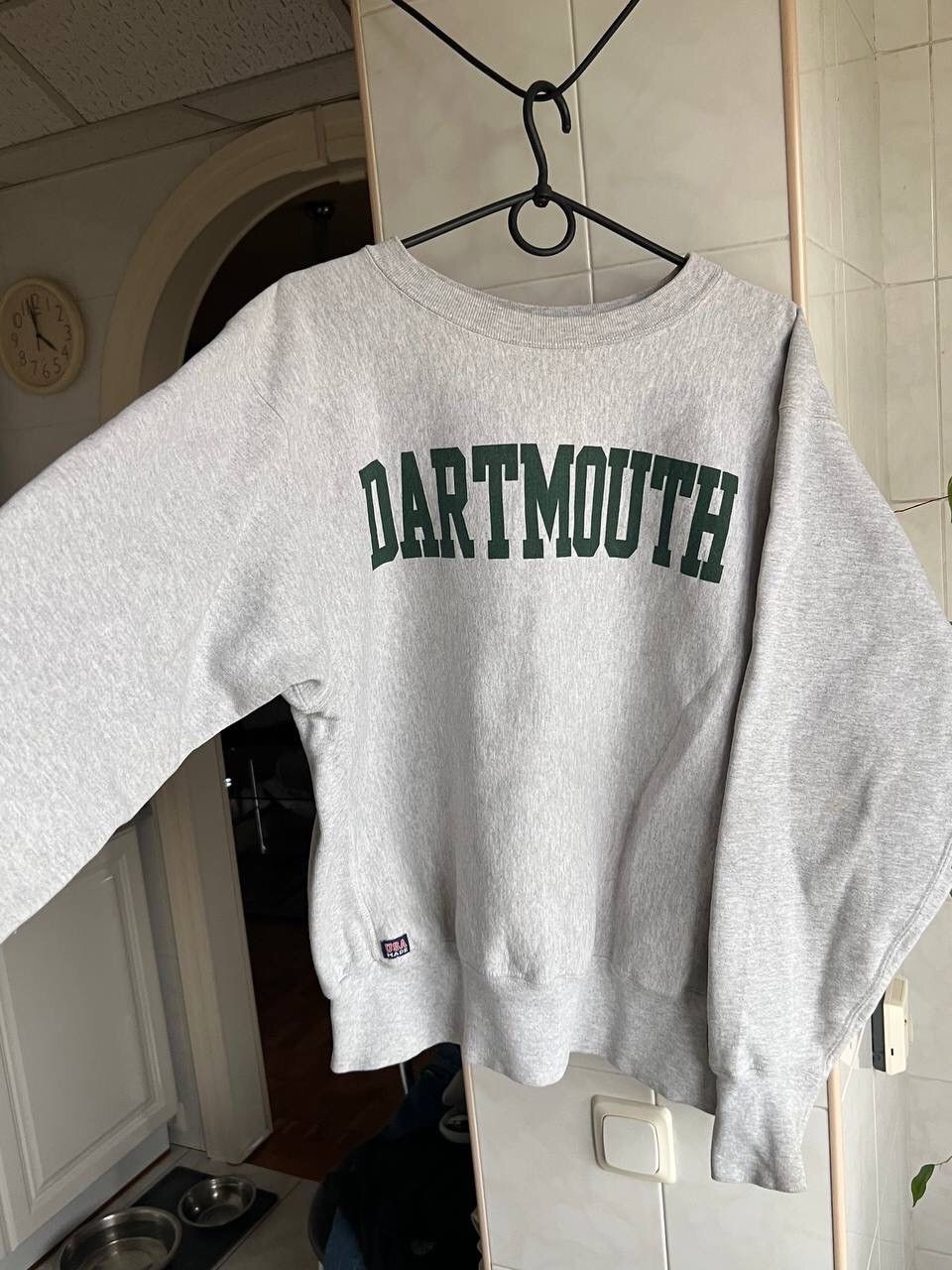 Vintage Vintage Dartmouth grey and green spell out college crewneck Size US M / EU 48-50 / 2 - 3 Thumbnail