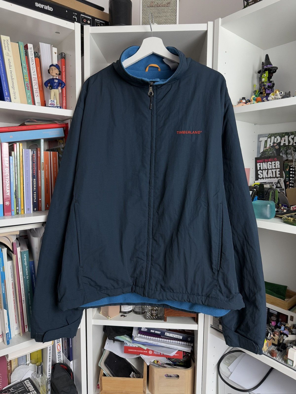 Timberland × Vintage Timberland fleece lined lightweight zip jacket XL outdoor y2k Size US XL / EU 56 / 4 - 1 Thumbnail