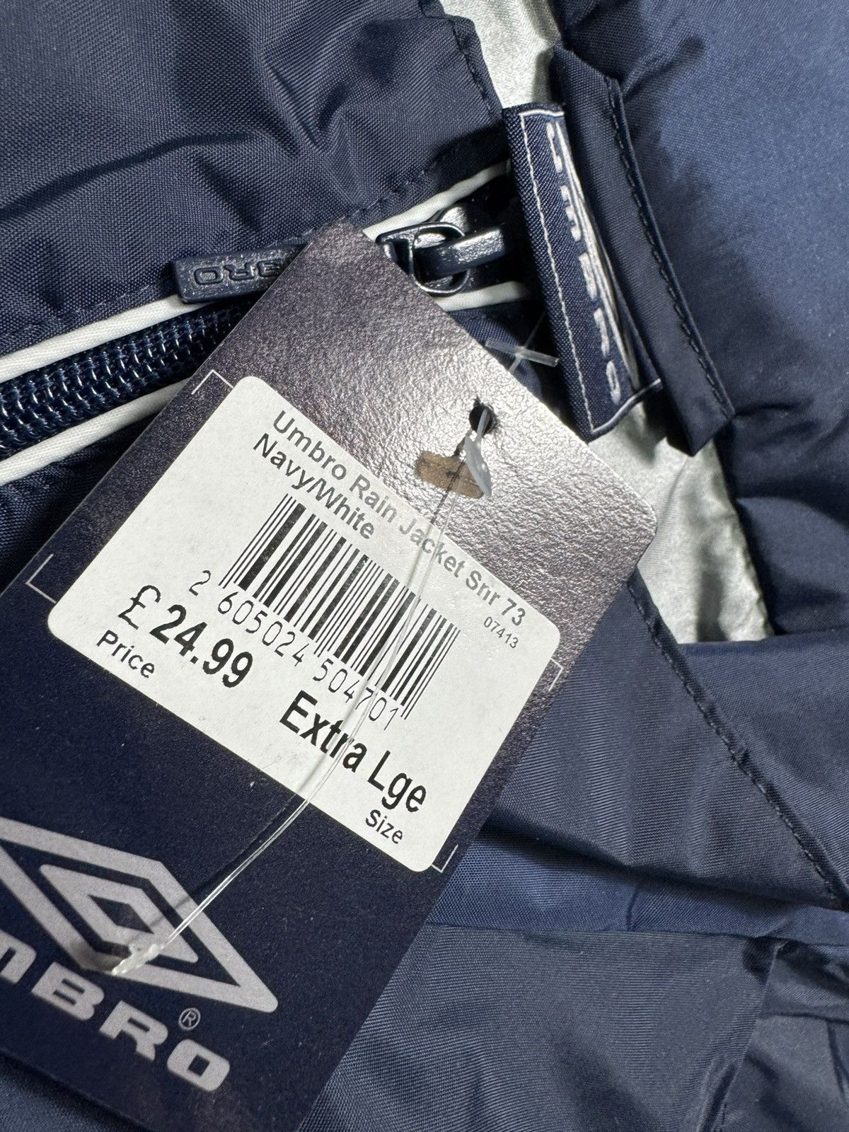 Umbro Umbro Vintage 90’s Full Zip Nylon Jacket Big Logo Size XL Size US XL / EU 56 / 4 - 8 Thumbnail
