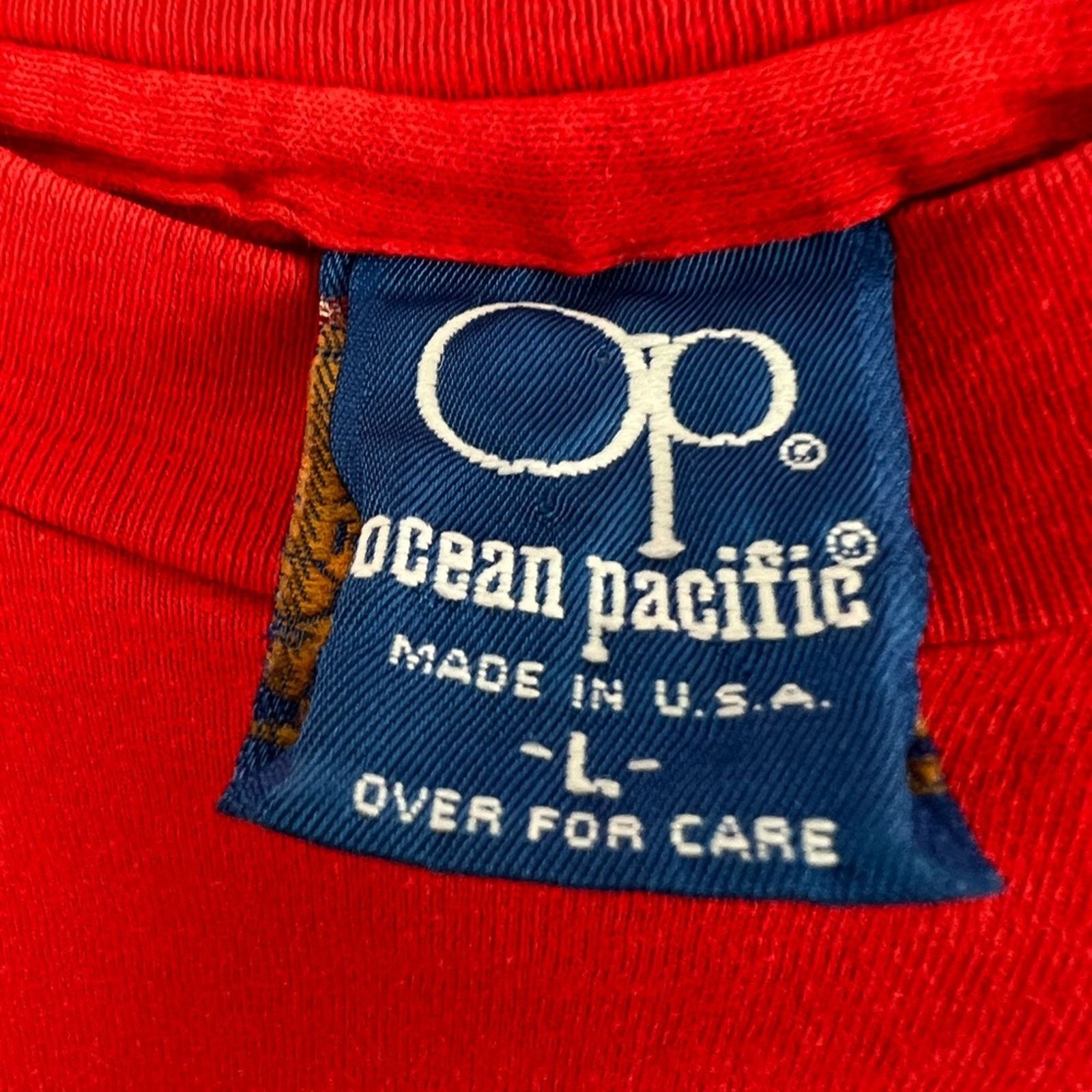 Ocean Pacific Ocean Pacific Surf Vintage 1986 T-Shirt USA Made -LARGE RARE Size US L / EU 52-54 / 3 - 5 Thumbnail