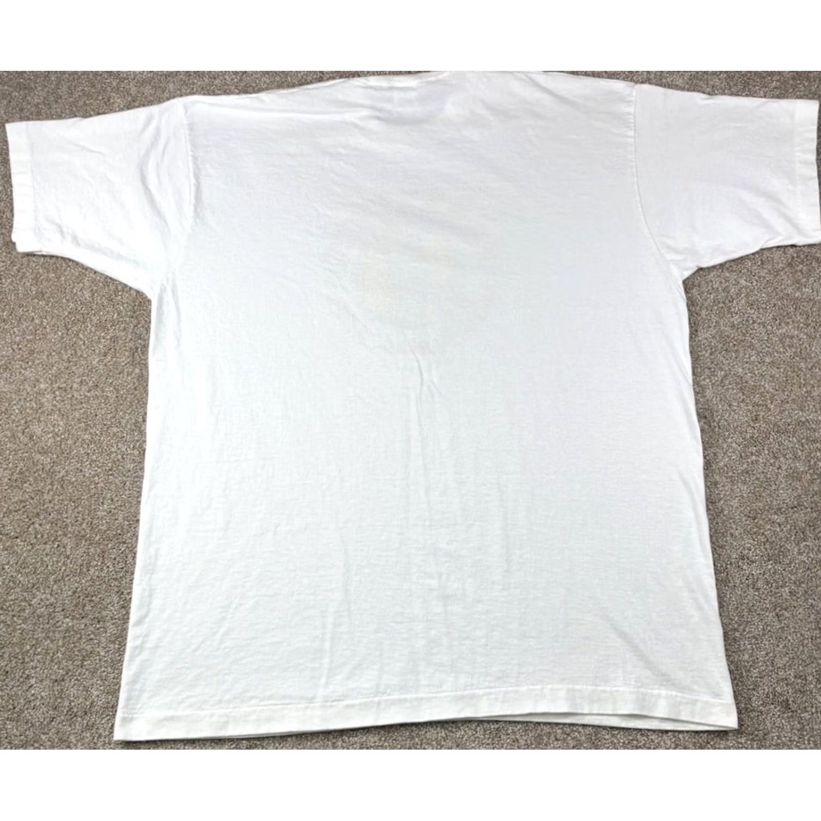 Fruit Of The Loom VINTAGE 1994 Woodstock Basketball Association WBA 5th Tourney T-Shirt XL White Cotton Men Rock 90s Band Hippie Size US XL / EU 56 / 4 - 5 Thumbnail