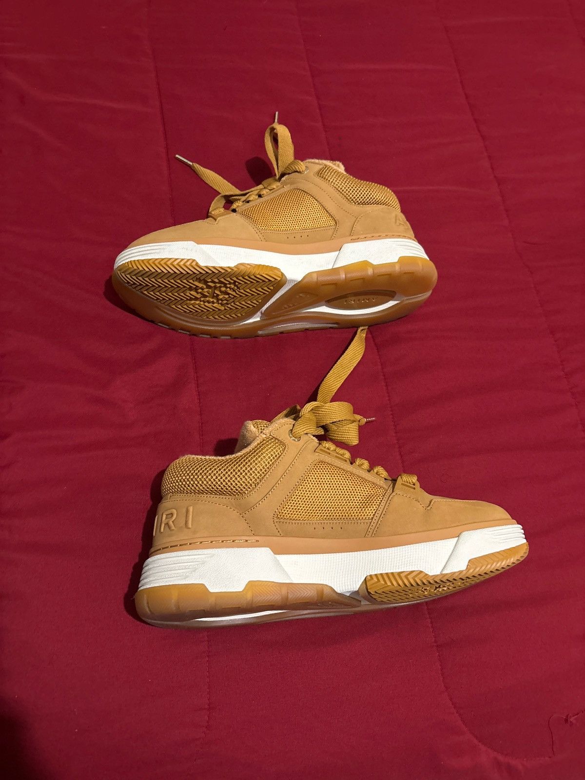 Amiri Amiri NUBUCK MA-1 “Wheat” Size US 12 / EU 45 - 4 Thumbnail