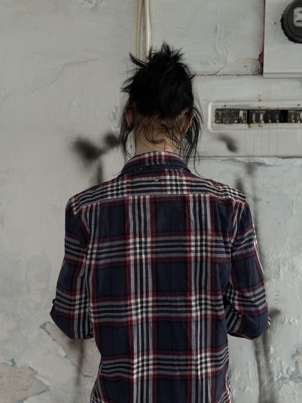 Superdry VTG Checked Shirt Super-dry Size M Dark Blue Y2K 00s USA Size US M / EU 48-50 / 2 - 8 Thumbnail