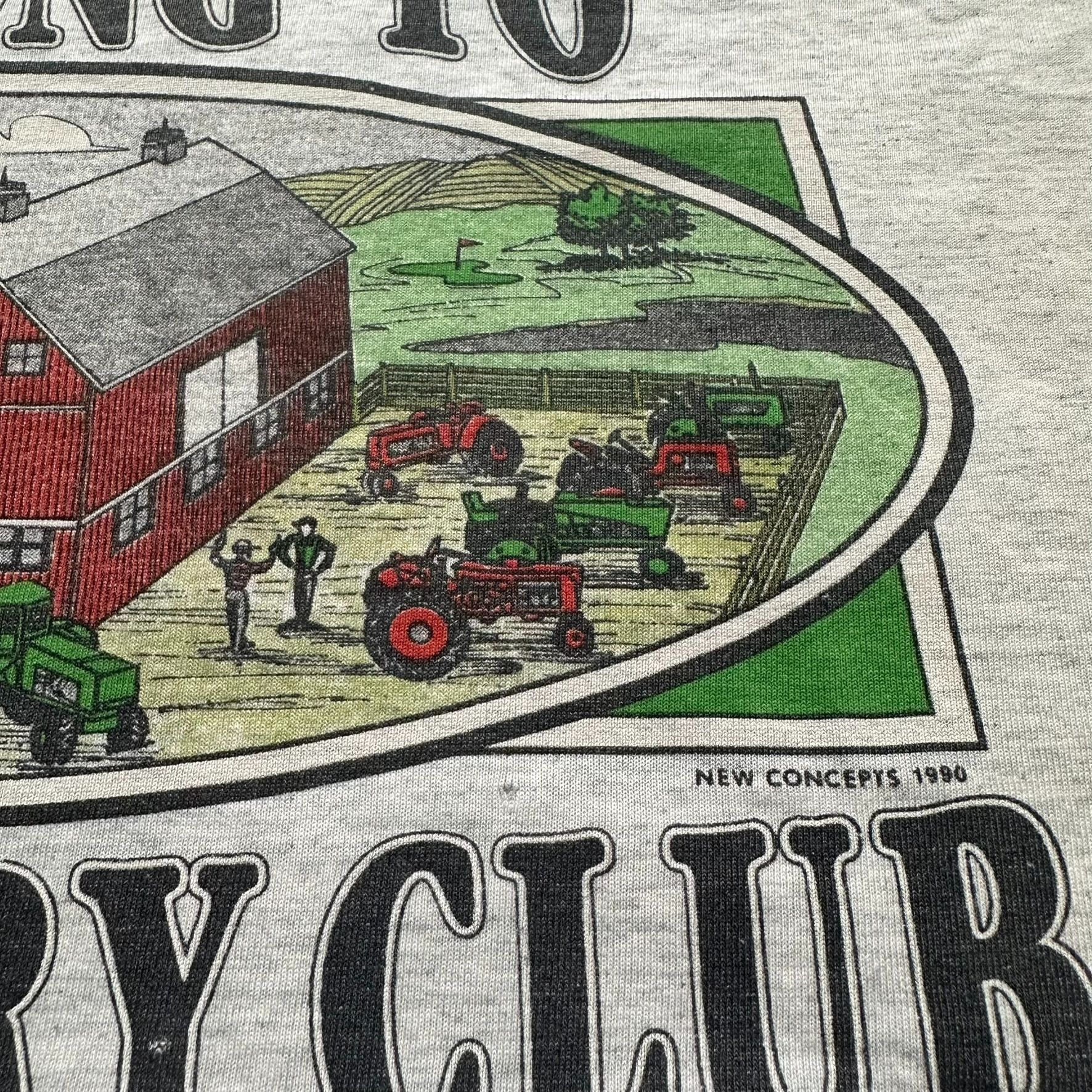 Vintage Vintage 90s Funny Farmer T-Shirt Agriculture Humor Country C Size US XL / EU 56 / 4 - 3 Thumbnail