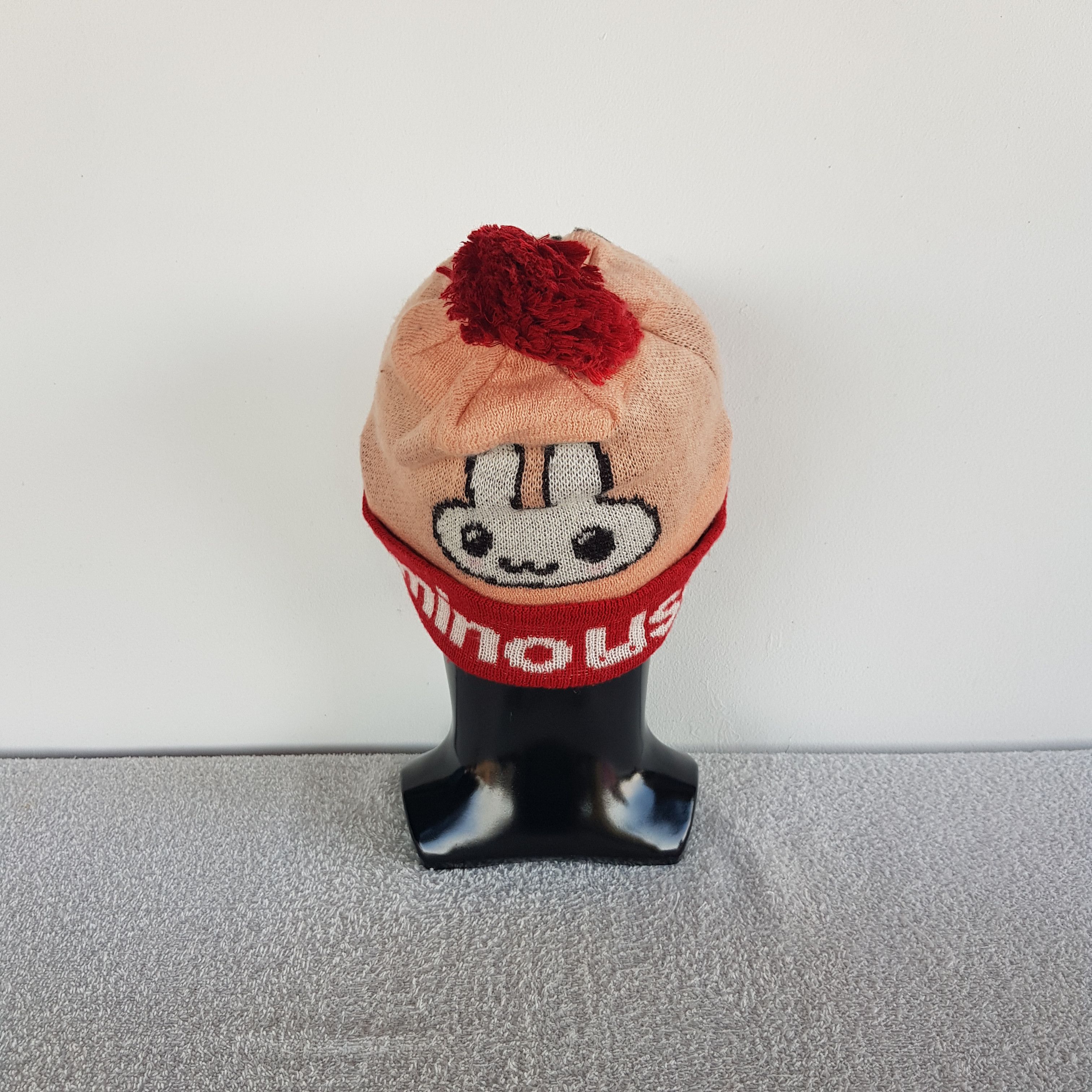Anime Vintage Y2K Amino Usagi Beanie Pom Pom Snow Caps San X Hats Size ONE SIZE - 5 Thumbnail