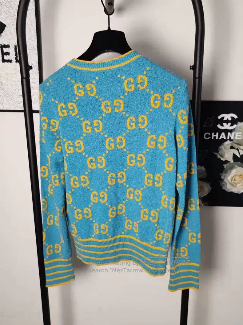 Gucci gucci Full-print knitted sweater Size M / US 6-8 / IT 42-44 - 2 Thumbnail