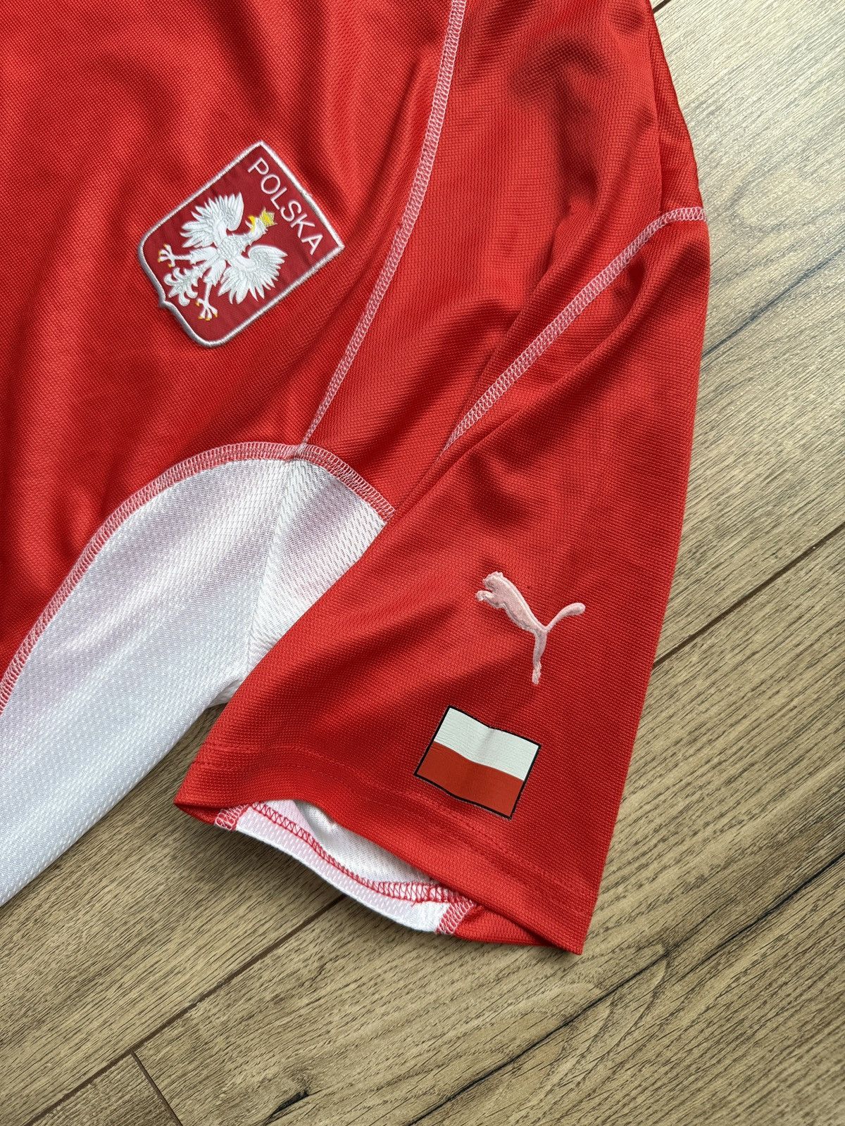 Puma Koszulka piłkarska Puma Polska 2002/04 Vintage Size US L / EU 52-54 / 3 - 4 Thumbnail