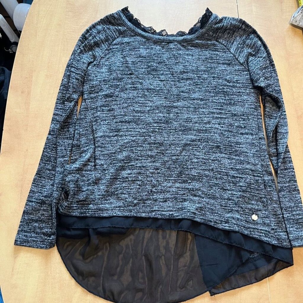 Point Zero Point Zero Charcoal and Black Long Sleeve Top Size M / US 6-8 / IT 42-44 - 10 Thumbnail