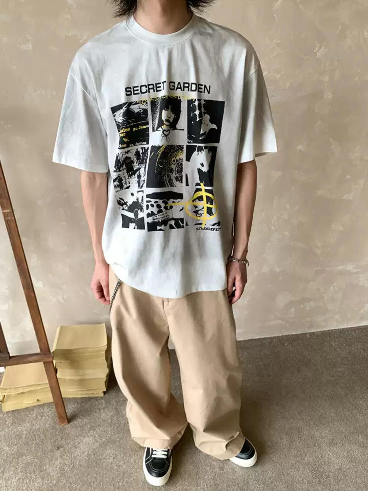 Vintage Secret Garden Vintage Photo Collage Tee | Heavyweight Size US L / EU 52-54 / 3 - 1 Thumbnail