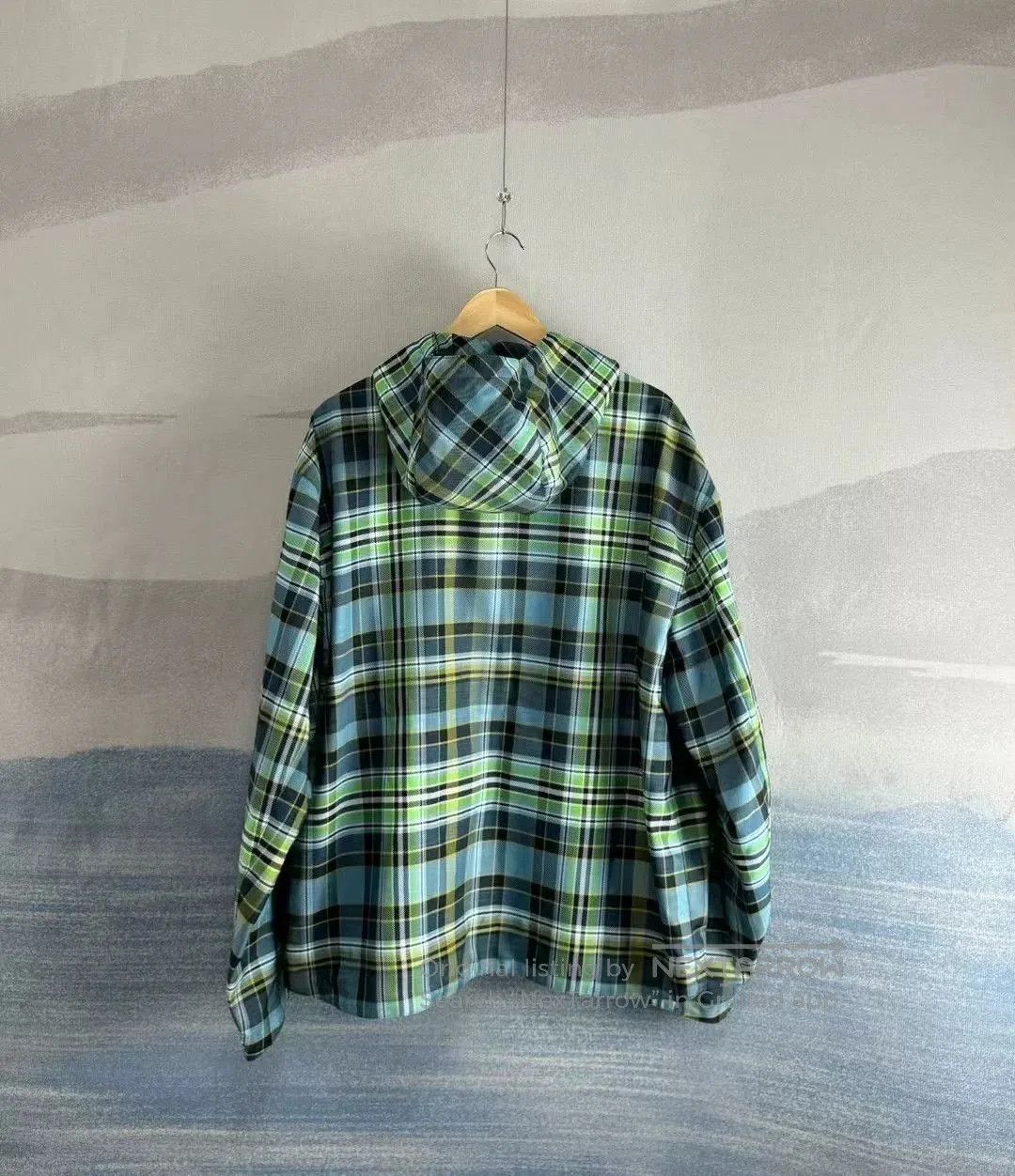 Hermes Hermes Plaid Tech Shirt Hooded Jacket. Size US L / EU 52-54 / 3 - 3 Thumbnail